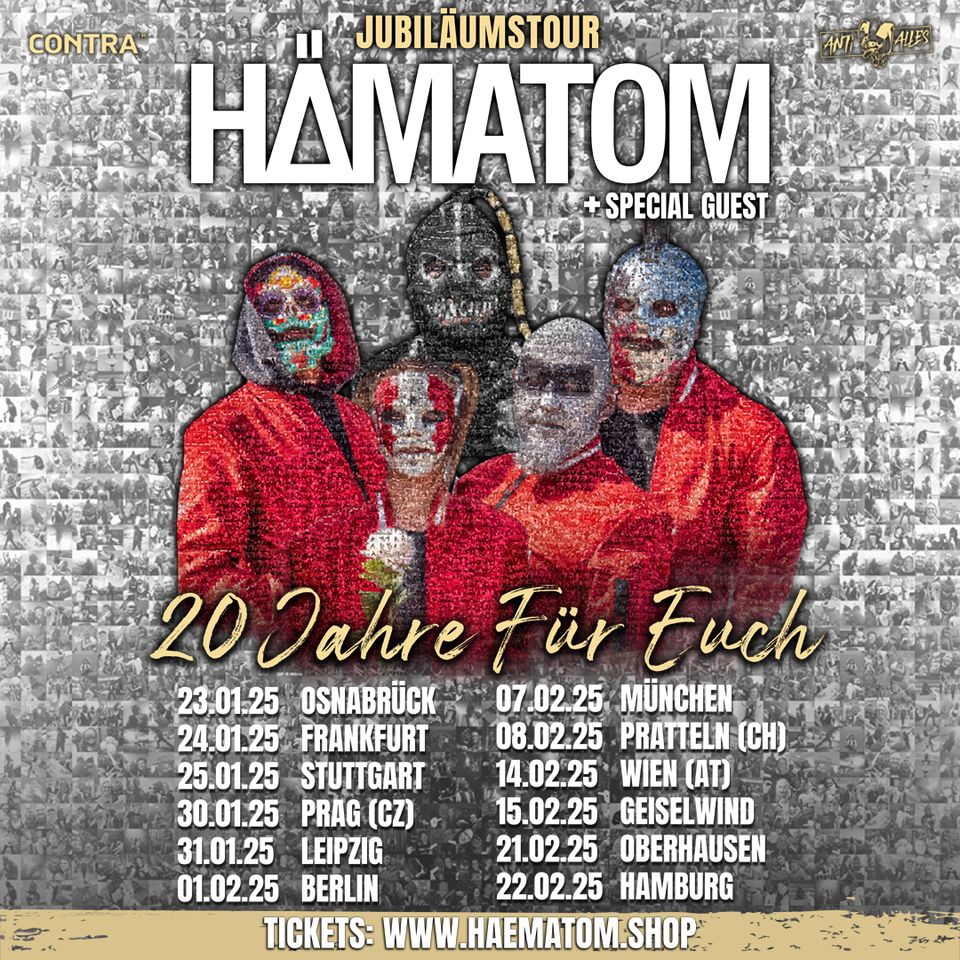 Hämatom // 20 Jahre Für Euch – Jubiläumstour // Frankfurt