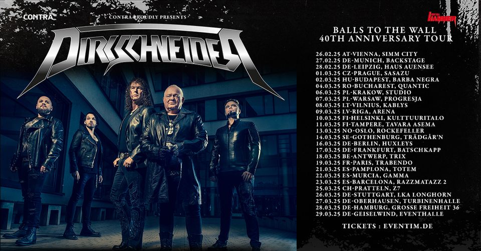 DIRKSCHNEIDER // Balls to the Wall - 40th Anniversary Tour // Frankfurt am Main