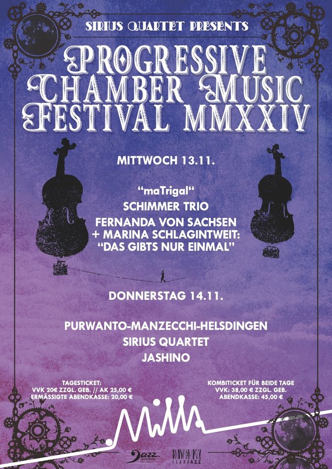 Progressive Chamber Music Festival Tag 1 - Milla, München