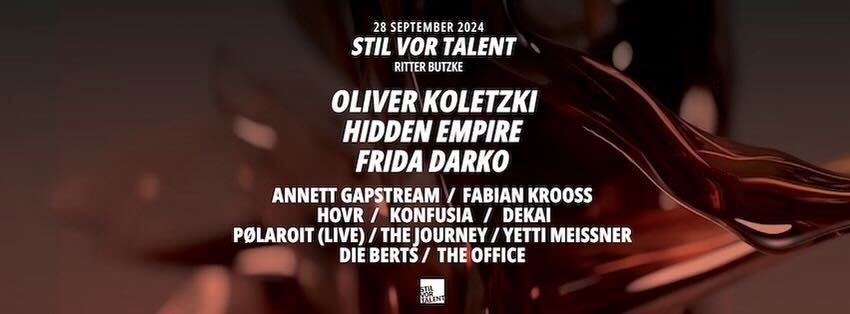 Stil vor Talent @ Ritter Butzke 