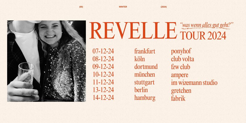 revelle | „was wenn alles gut geht?” tour 2024 | berlin