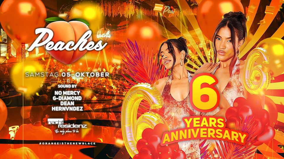 Peaches • 6 YEARS BIRTHDAY #LETSGETLOCO | Nachtresidenz Düsseldorf