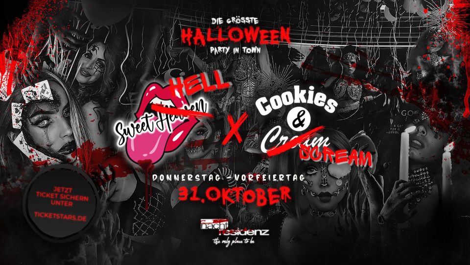 ‼️Sweet HELL of COOKIES & Scream "Die größte HALLOWEEN Party der Stadt“ - Düsseldorf