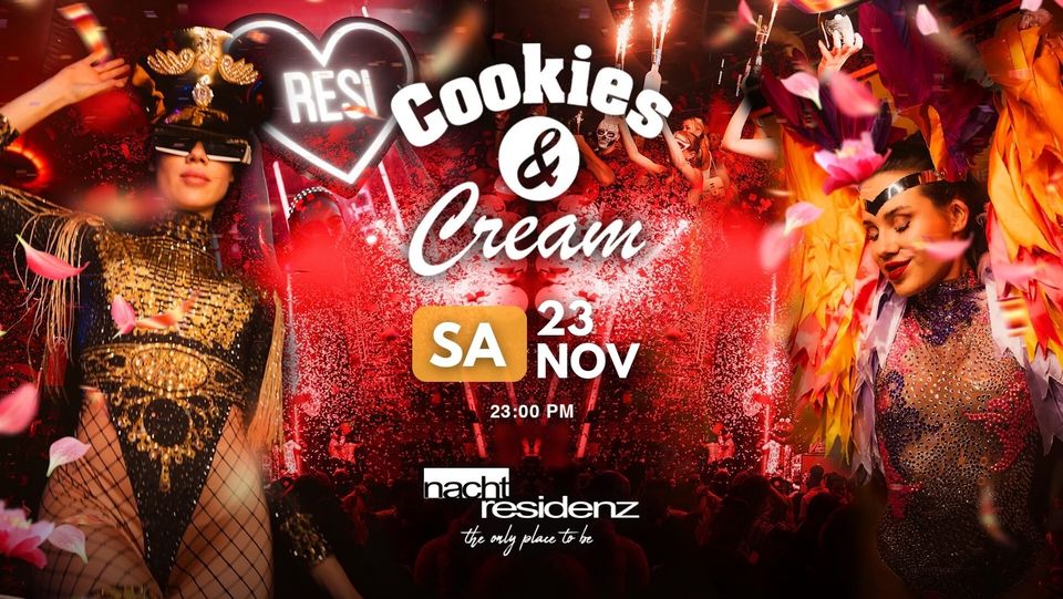 COOKIES & Cream "Die süßeste Party der Stadt"