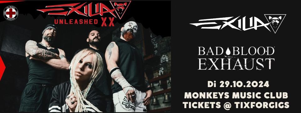 Exilia (IT) +  Bad Blood Exhaust (D) - live in Hamburg