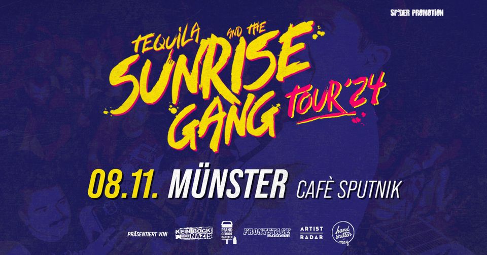 TEQUILA & THE SUNRISE GANG • Münster (Café Sputnik) • 08.11.2024