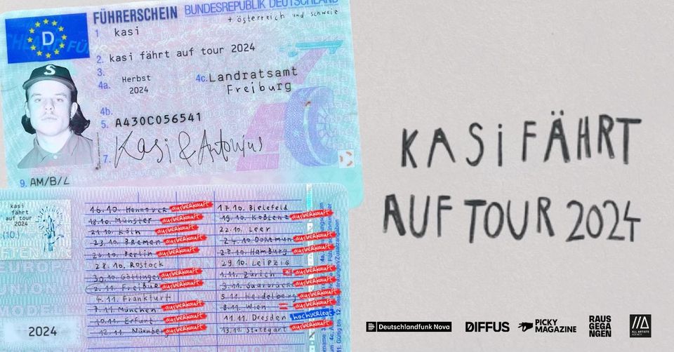 Kasi /// Kasi fährt auf Tour 2024 /// Köln