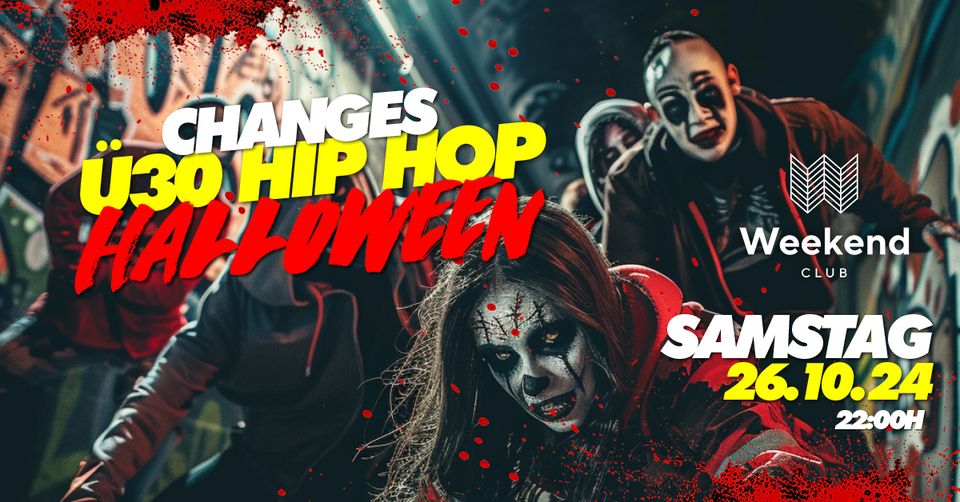 Ü30 Halloween Party - HipHop & Classics @ Weekend Club