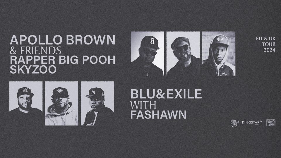 APOLLO BROWN + RAPPER BIG POOH & SKYZOO + BLU & EXILE w. FASHAWN | Berlin