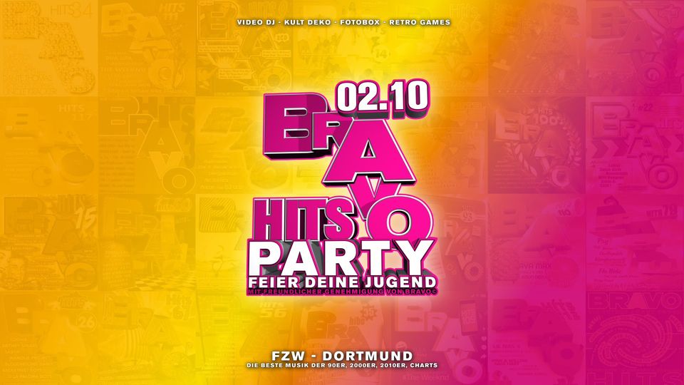 BRAVO HITS PARTY DORTMUND - Das Original - Feier Deine Jugend!