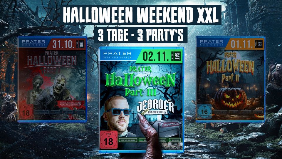 HALLOWEEN WEEKEND XXL - Part 3 von 3 mit JEBROER -live- at PRATER BOCHUM [02/11/2024] 
