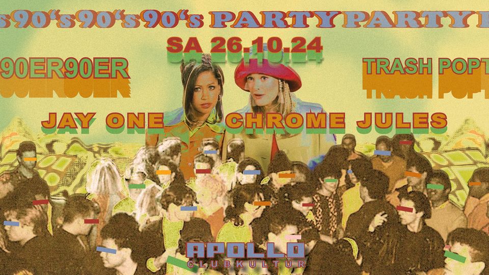 SA 26.10 • 90er PARTY • Club Apollo Aachen