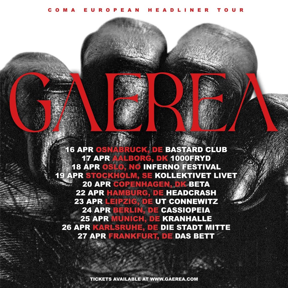 Gaerea & Monosphere - Coma Tour 2025