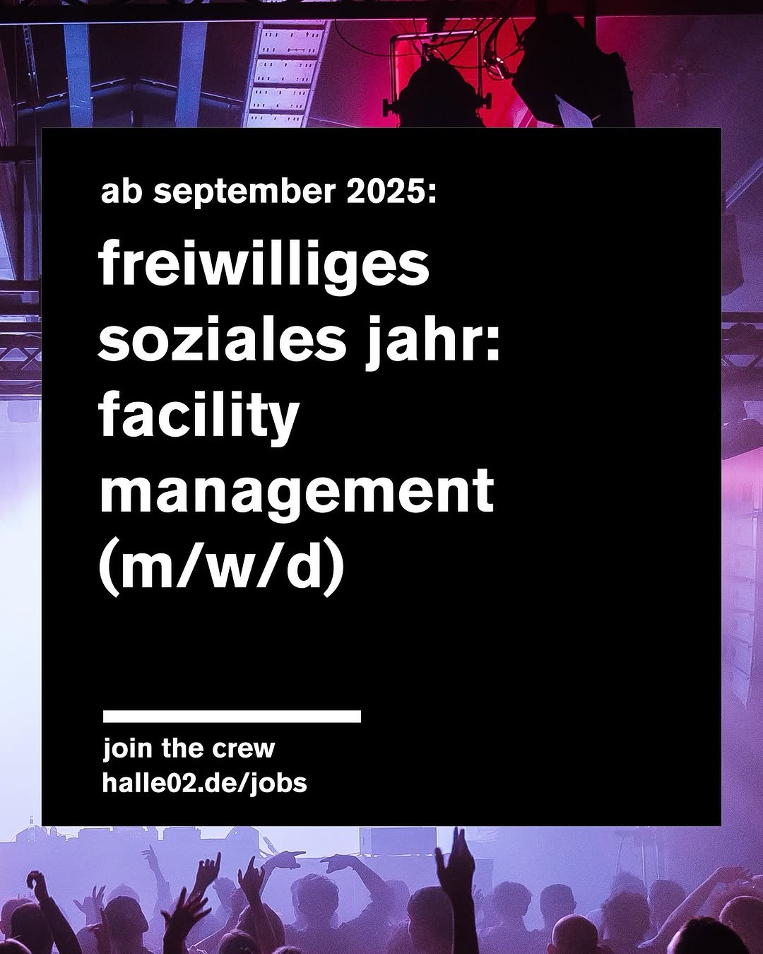 Freiwilliges Soziales Jahr: Facility Management (m/w/d)