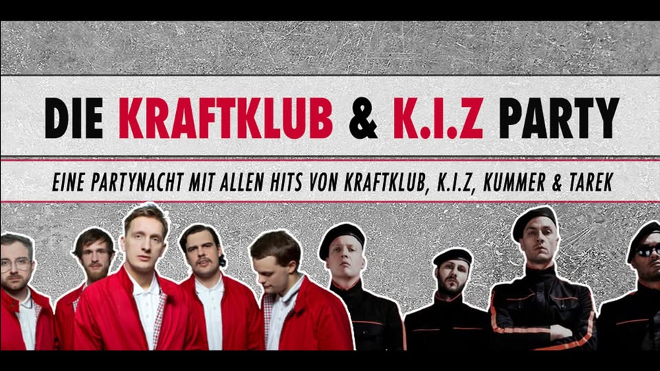 Kraftklub & K.I.Z - Party • Fr, 03.10.25 • Kulturzentrum Faust Hannover