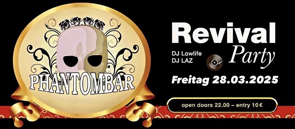 ⭐️PHANTOMBAR⭐️ REVIVAL PARTY