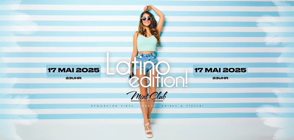 Latino Night! Samstag 17 Mai 2025