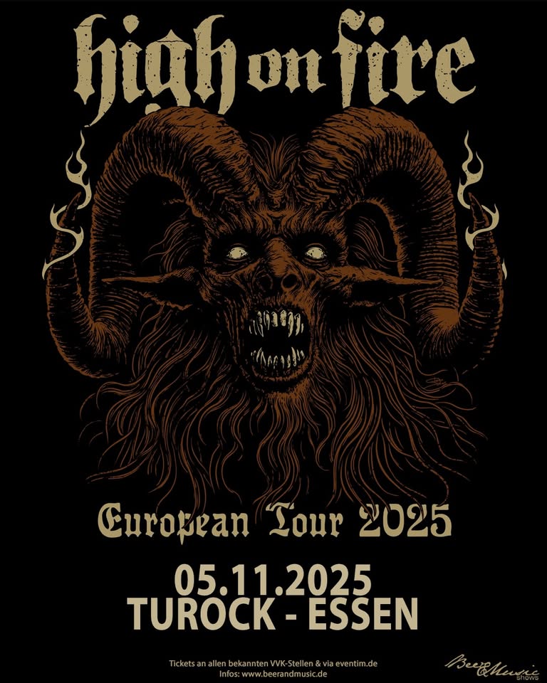 HIGH ON FIRE & Gäste: NECROT - Essen