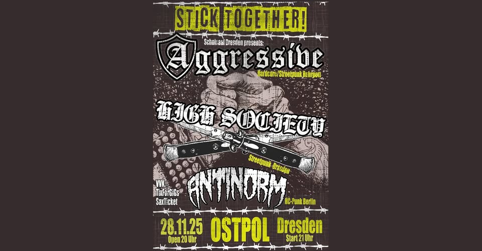  AGGRESSIVE x High Society x Antinorm 
