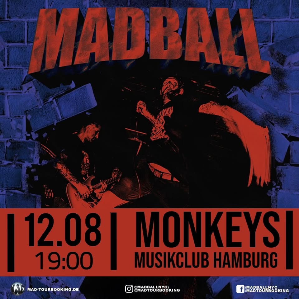 Madball + Lifesick - live im Monkeys Music Club Hamburg 