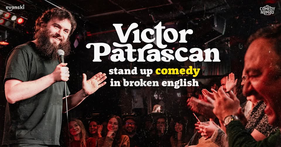 Stand up Comedy in broken English • Victor Patrascan in Hamburg