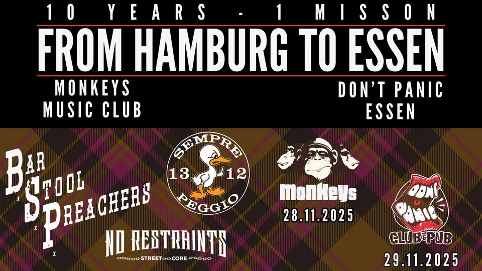 From Hamburg to Essen - 10 years / 1 misson