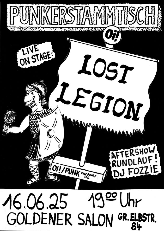Lost Legion at Punkerstammtisch // Hamburg - Goldener Salon