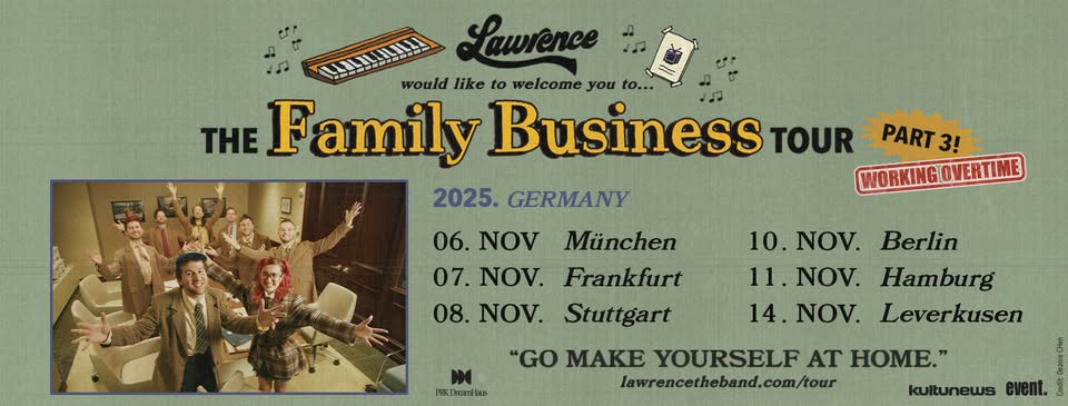 Lawrence | The Family Business Tour 2025 | Hamburg