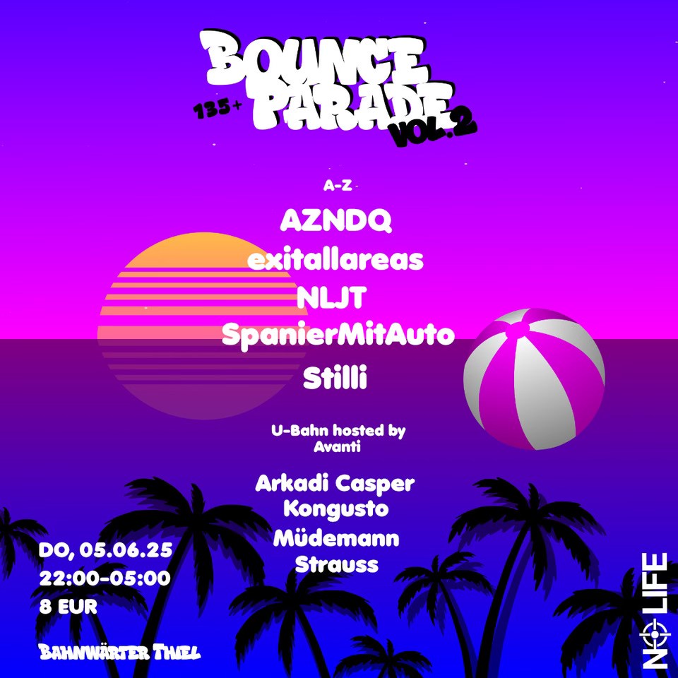 135+ Bounce Parade Vol. 2 mit Nolife & Avanti | Bahnwärter Thiel