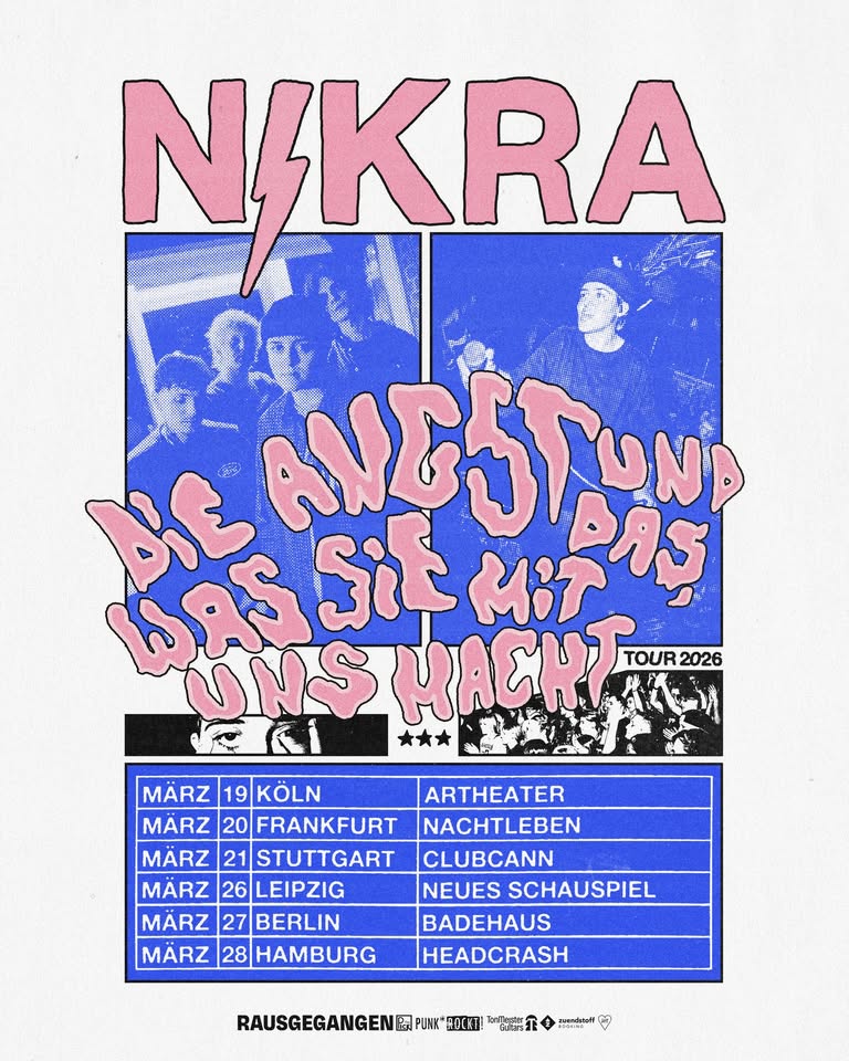 Nikra // Die Angst und das, was sie mit uns macht - Tour 2026 // Köln