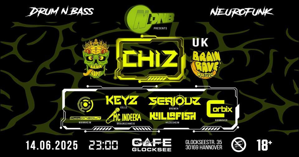 NDNB presents BRAINRAVE TAKEOVER (UK)