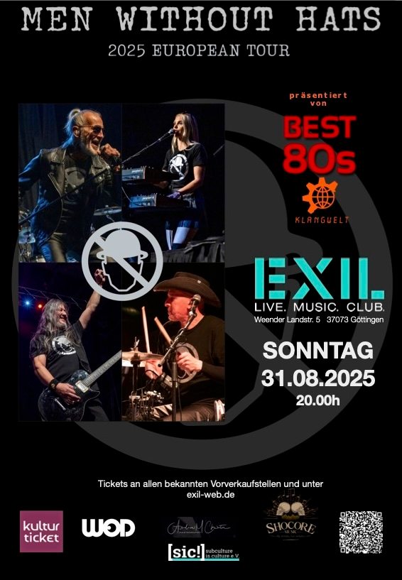 MEN WITHOUT HATS The safety Dance on European Tour 2025
