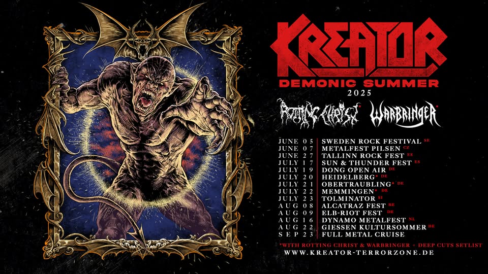 Kreator • Special Guests Rotting Christ and Warbringer • Heidelberg • halle02