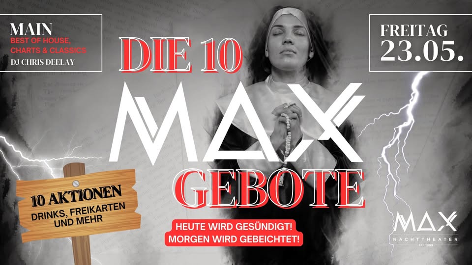 Die 10 Max Gebote
