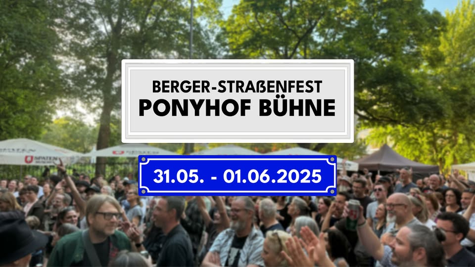 🎶 Ponyhof Bühne beim Bergerstraßenfest 2025
