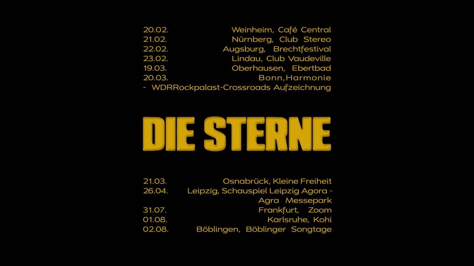 DIE STERNE l Frankfurt, ZOOM