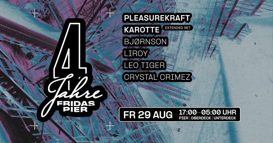 FRIDA WIRD VIER UND FEIERT TECHNO & TRANCE