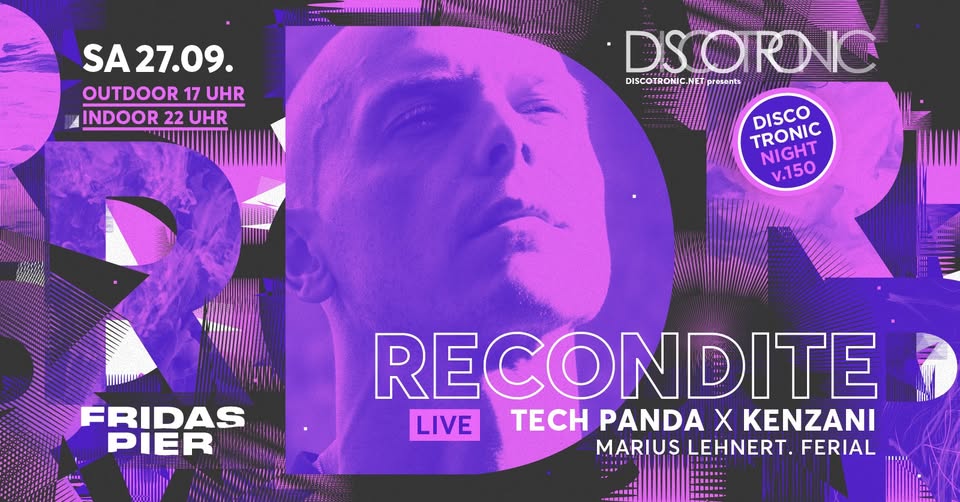 Discotronic Night v.150 pres. RECONDITE (live)