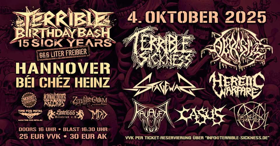 Terrible Birthday Bash - 15 Sick Years