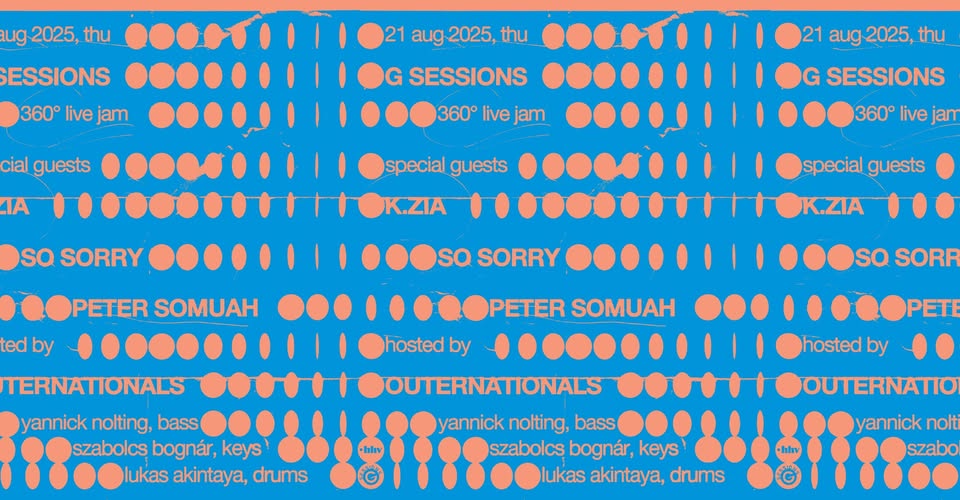 G SESSIONS – 360° Live Jam ft. K.ZIA + So Sorry + Peter Somuah