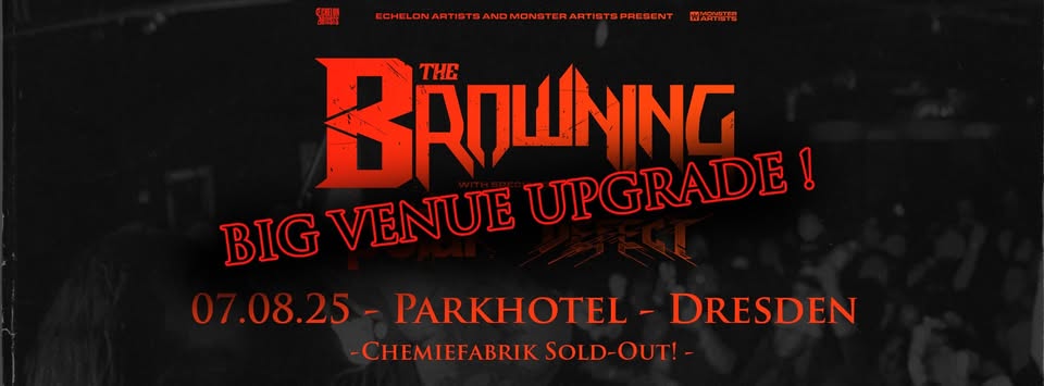 + The Browning + Polar + The Defect - PARKHOTEL Dresden - Venue Upgrade!