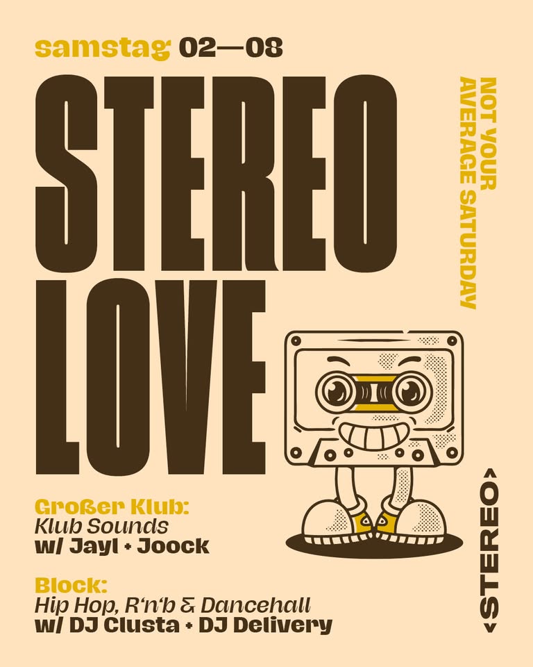 STEREOLOVE - NOT YOUR AVERAGE SATURDAY