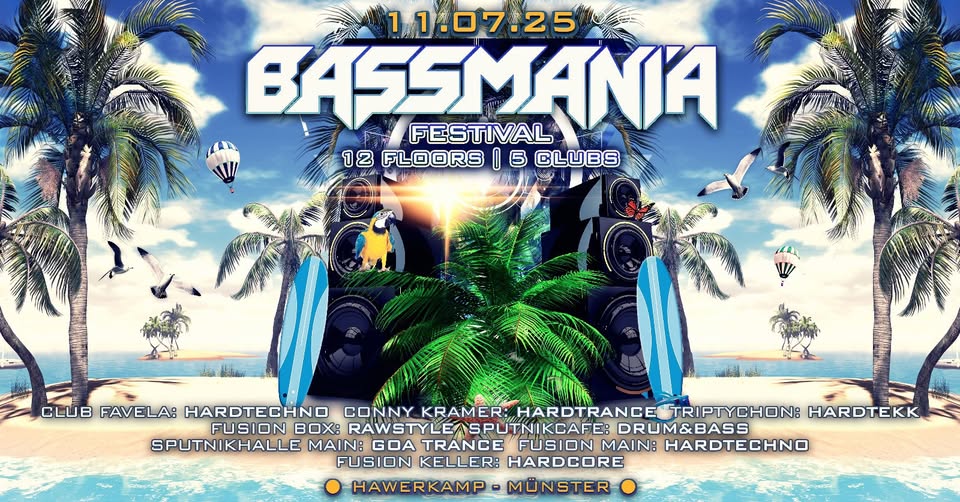 12ter July: Die grosse Bassmania am Hawerkamp
