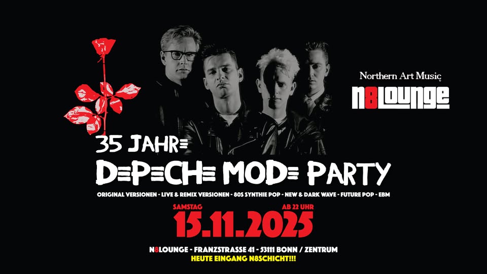 35 Jahre Depeche Mode Party : Bonn