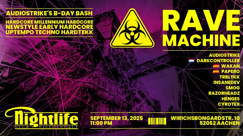 Rave Machine - Audiostrike's B-Day Bash