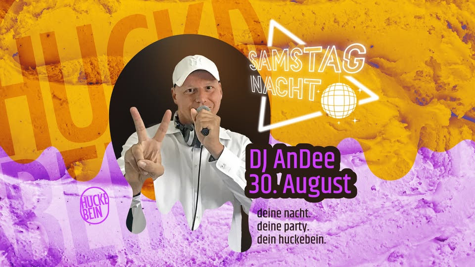 Samstagnacht mit DJ AnDee
