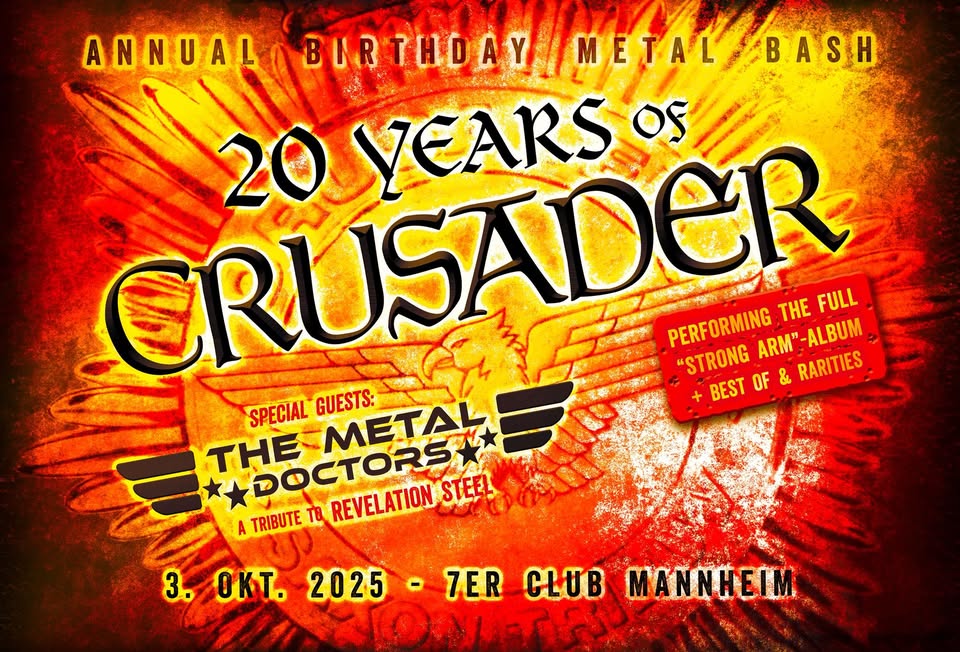 🎸 20 CRUSADING YEARS – 20th Anniversary Bash 🎸