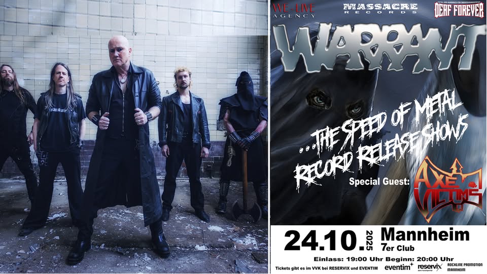Warrant (DE) + Special Guest: Axe Victims • Mannheim