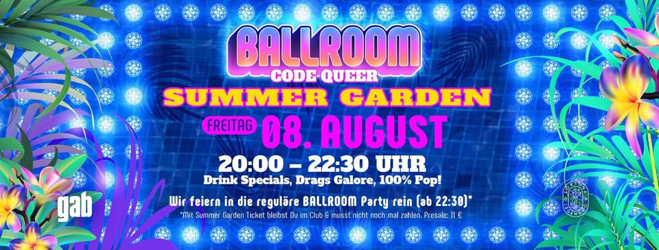 Ballroom Code Queer Summer Garden