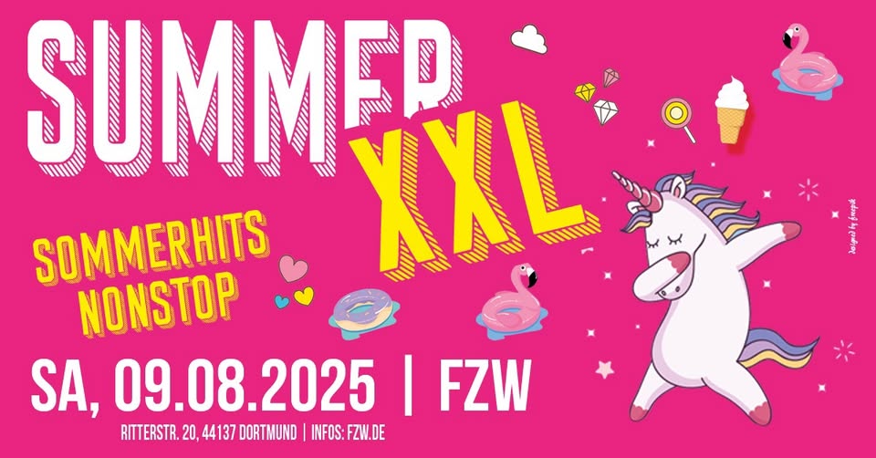 SUMMER XXL! Sommerhits nonstop + BIERGARTEN! Samstag, 9. August